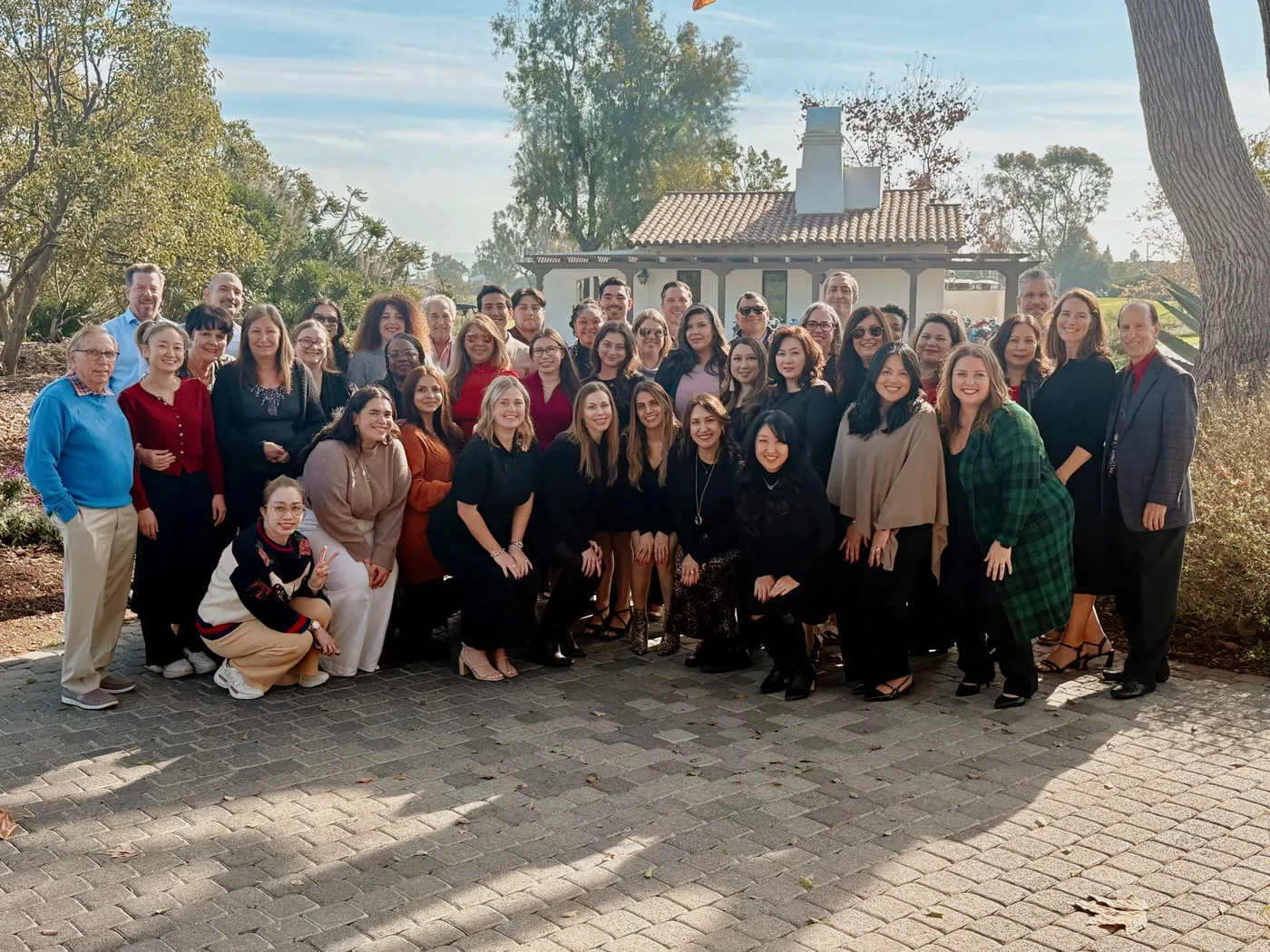 PacificWest colleagues gathered at a company event
